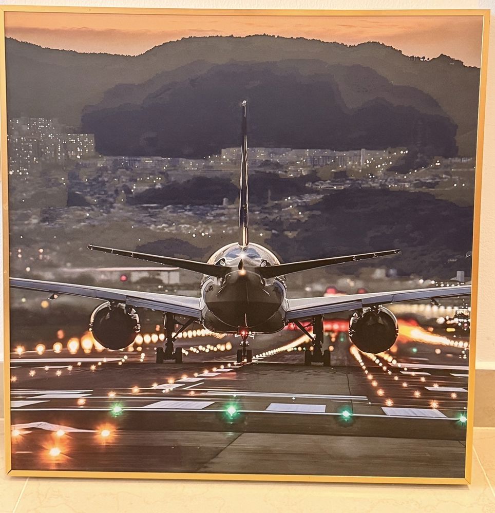 Airplane led wall art _thumbnail_2